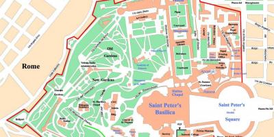 Ватикан хот улс төрийн газрын зураг